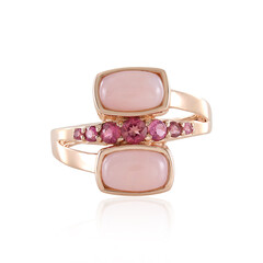 Machu Picchu Pink Opal Silver Ring (KM by Juwelo)