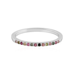 Fancy Tourmaline Silver Ring