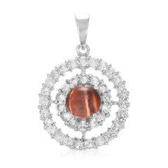 Red Tiger´s Eye Silver Pendant