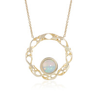 9K Welo Opal Gold Necklace (Ornaments by de Melo)