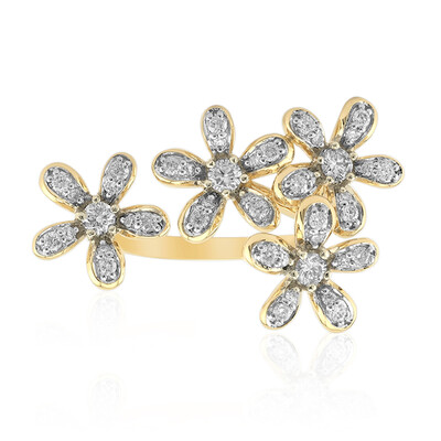 14K SI1 (G) Diamond Gold Ring (Annette)