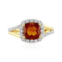 Madeira Citrine Silver Ring