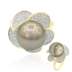 9K Tahitian Pearl Gold Ring (TPC)