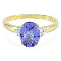 Tanzanite Silver Ring