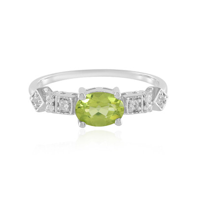 Peridot Silver Ring