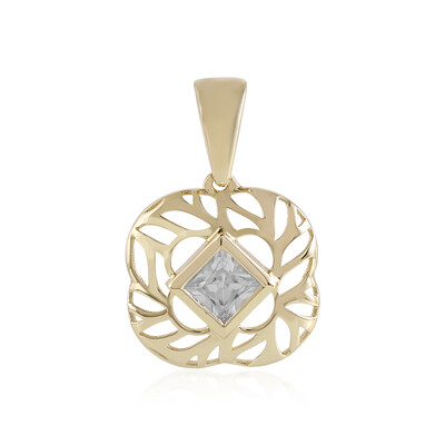 9K Zircon Gold Pendant (Ornaments by de Melo)