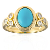 Sleeping Beauty Turquoise Silver Ring