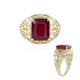 9K Madagascar Ruby Gold Ring (Ornaments by de Melo)