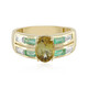 9K Unheated Yellow Tanzanite Gold Ring (Adela Gold)