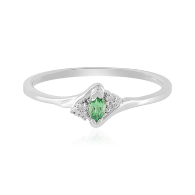 Tanzanian Tsavorite Silver Ring