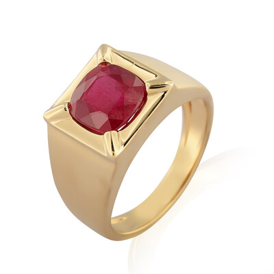 Madagascar Ruby Silver Ring (de Melo)