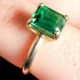 9K Golconda tourmaline Gold Ring (CUSTODANA)