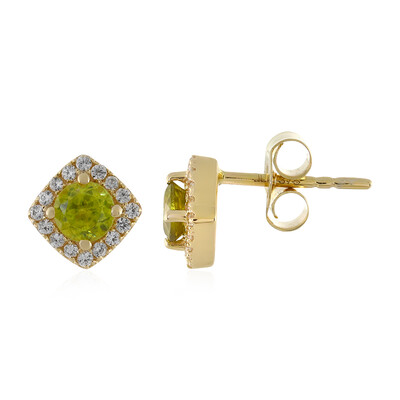 9K Sphene Gold Earrings