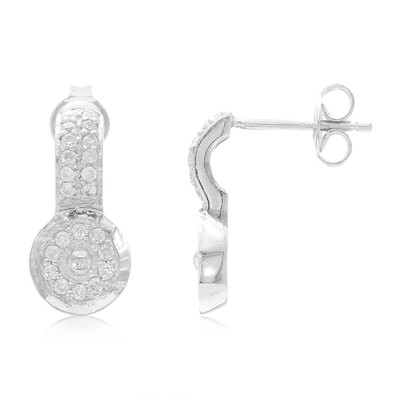 Zircon Silver Earrings