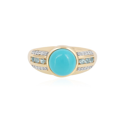 Sleeping Beauty Turquoise Silver Ring