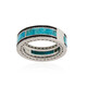 Kingman Blue Mojave Turquoise Silver Ring (Faszination Türkis)