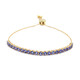 10K AAA Tanzanite Gold Bracelet