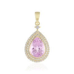 Kunzite Silver Pendant