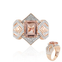 14K AAA Morganite Gold Ring (SUHANA)