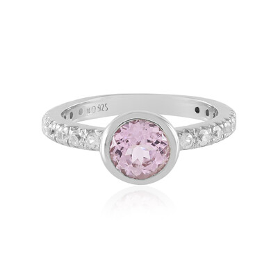 Kunzite Silver Ring