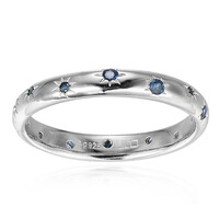 Blue Sapphire Silver Ring