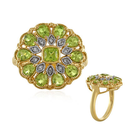 Peridot Silver Ring