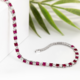 14K AAA Mozambique Ruby Gold Necklace (CIRARI)