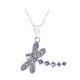 Tanzanite Silver Necklace