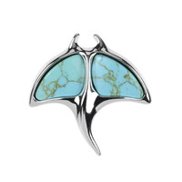 Turquoise Silver Pendant