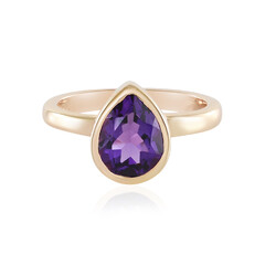 Zambian Amethyst Silver Ring