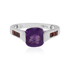 Zambian Amethyst Silver Ring