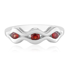 Tanzanian Ruby Silver Ring