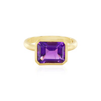 Zambian Amethyst Silver Ring