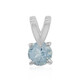 Sky Blue Topaz Silver Pendant