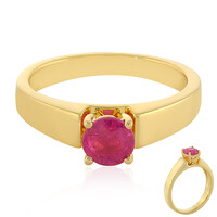 Madagascar Pink Sapphire Silver Ring