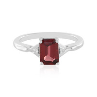 Mozambique Garnet Silver Ring