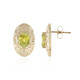 9K Sphene Gold Earrings