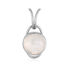 Bihar rainbow moonstone Silver Pendant