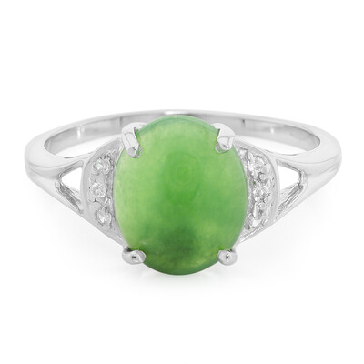 Imperial Chrysoprase Silver Ring