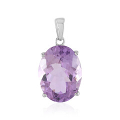 Rose de France Amethyst Silver Pendant