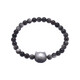 Silver Sheen Obsidian Bracelet