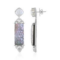 Mother of Pearl Silver Earrings (Dallas Prince Designs)