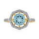 Sky Blue Topaz Silver Ring