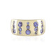 9K AAA Tanzanite Gold Ring (de Melo)