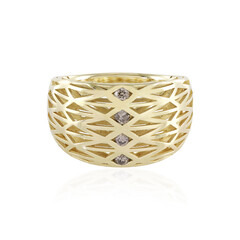 9K I2 Champagne Diamond Gold Ring (Ornaments by de Melo)