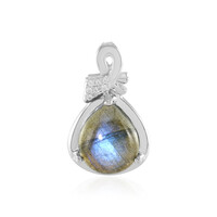 Labradorite Silver Pendant