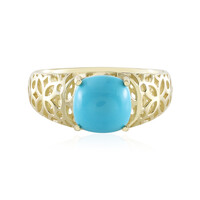 9K Sleeping Beauty Turquoise Gold Ring (Ornaments by de Melo)