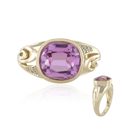 14K Patroke Kunzite Gold Ring (de Melo)