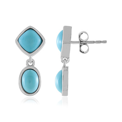 Turquoise Silver Earrings