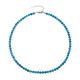 Blue Apatite Silver Necklace